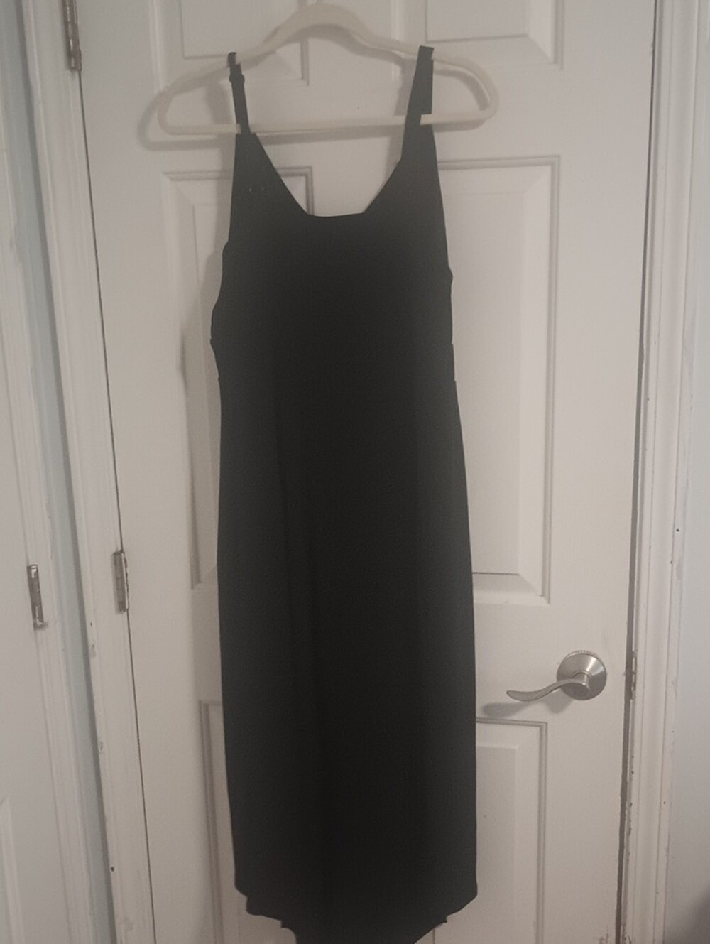 torrid Black Maxi Faux Wrap Dress with Adjustable Straps - Picture 7 of 8